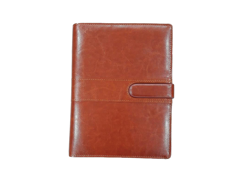 AMS-RM-200 D-27 - PU Leather Organizer (Brown) - Al Masam Stationery LLC