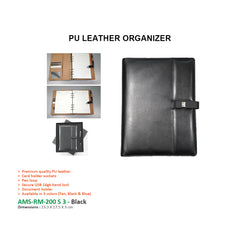 AMS-RM-200 S3 - PU Leather Organizers - Al Masam Stationery LLC