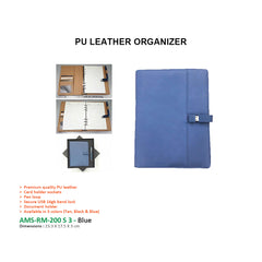 AMS-RM-200 S3 - PU Leather Organizers - Al Masam Stationery LLC