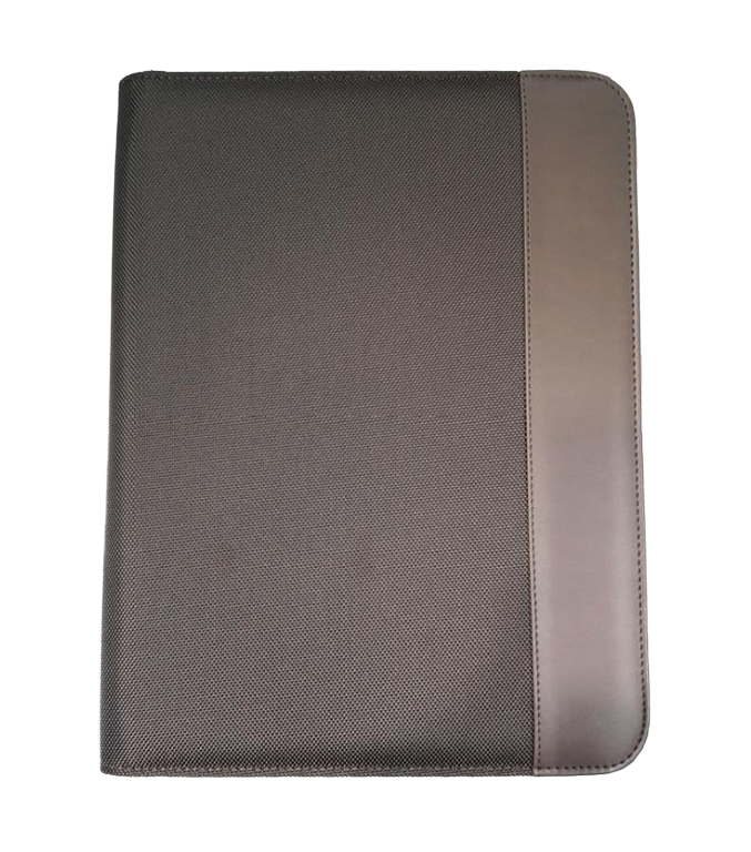 AMS-RM-363 • Brown  - PU Leather portfolio - Al Masam Stationery LLC