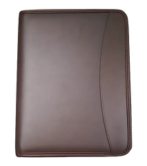 AMS-RM-368 • Brown  -  PU Leather Portfolios - Al Masam Stationery LLC