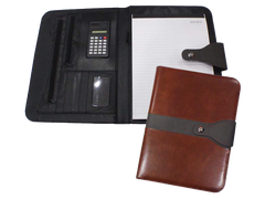 AMS-RM-380 - PU Leather Portfolio - Al Masam Stationery LLC