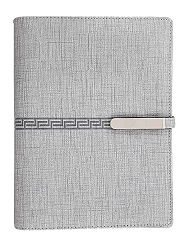 AMS-RM-S-220 - (Grey) - PU Leather Organizer - Al Masam Stationery LLC
