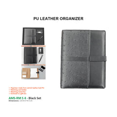 AMS-RM S 4 - PU Leather Organizer - Al Masam Stationery LLC