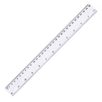 Scale 30cm Transparent plastic - Al Masam Stationery LLC