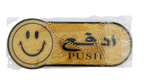 Acrylic Sign PULL | PUSH with smiley