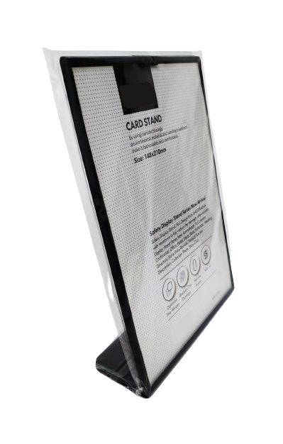 Display Stand L Shape A5 Black - Al Masam Stationery LLC Main image
