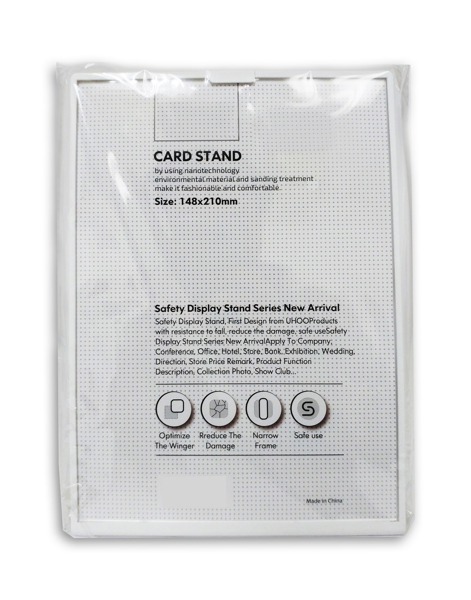 Display Stand L Shape A5 White Secondary image