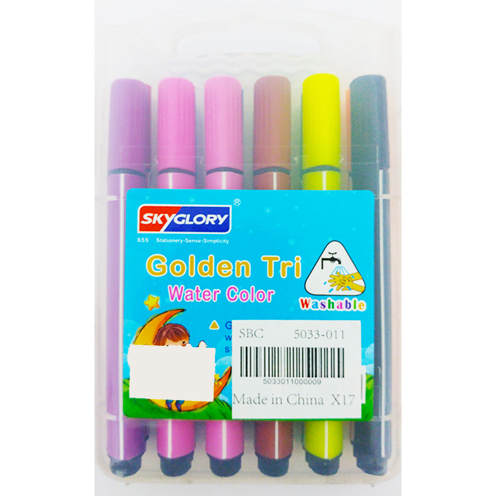 Jumbo Water Color Pens, 12 Piece Set - Al Masam Stationery LLC Main image