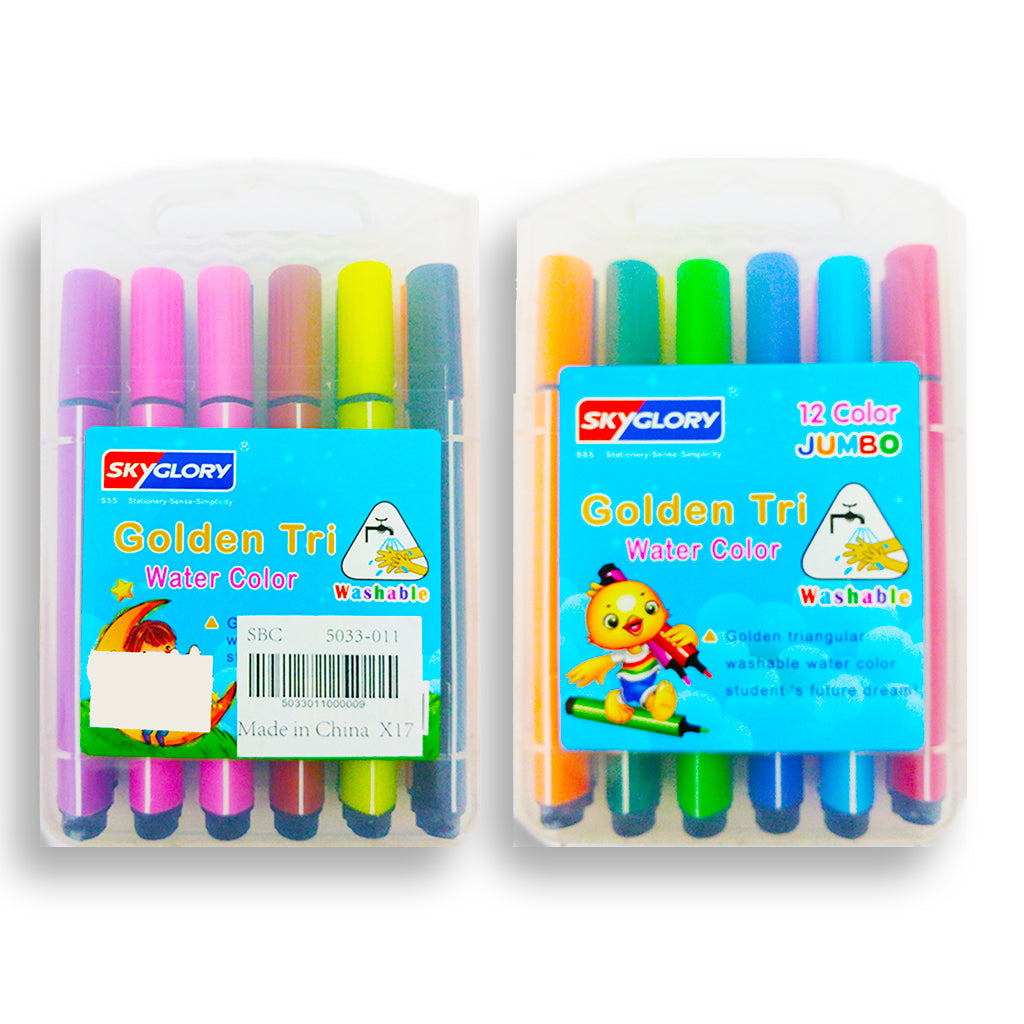 Jumbo Water Color Pens, 12 Piece Set Secondary image