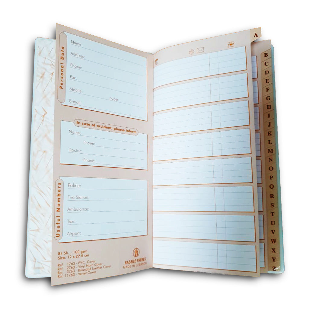 Telephone Index Book REF#1753 Pvc Cover Secondary image