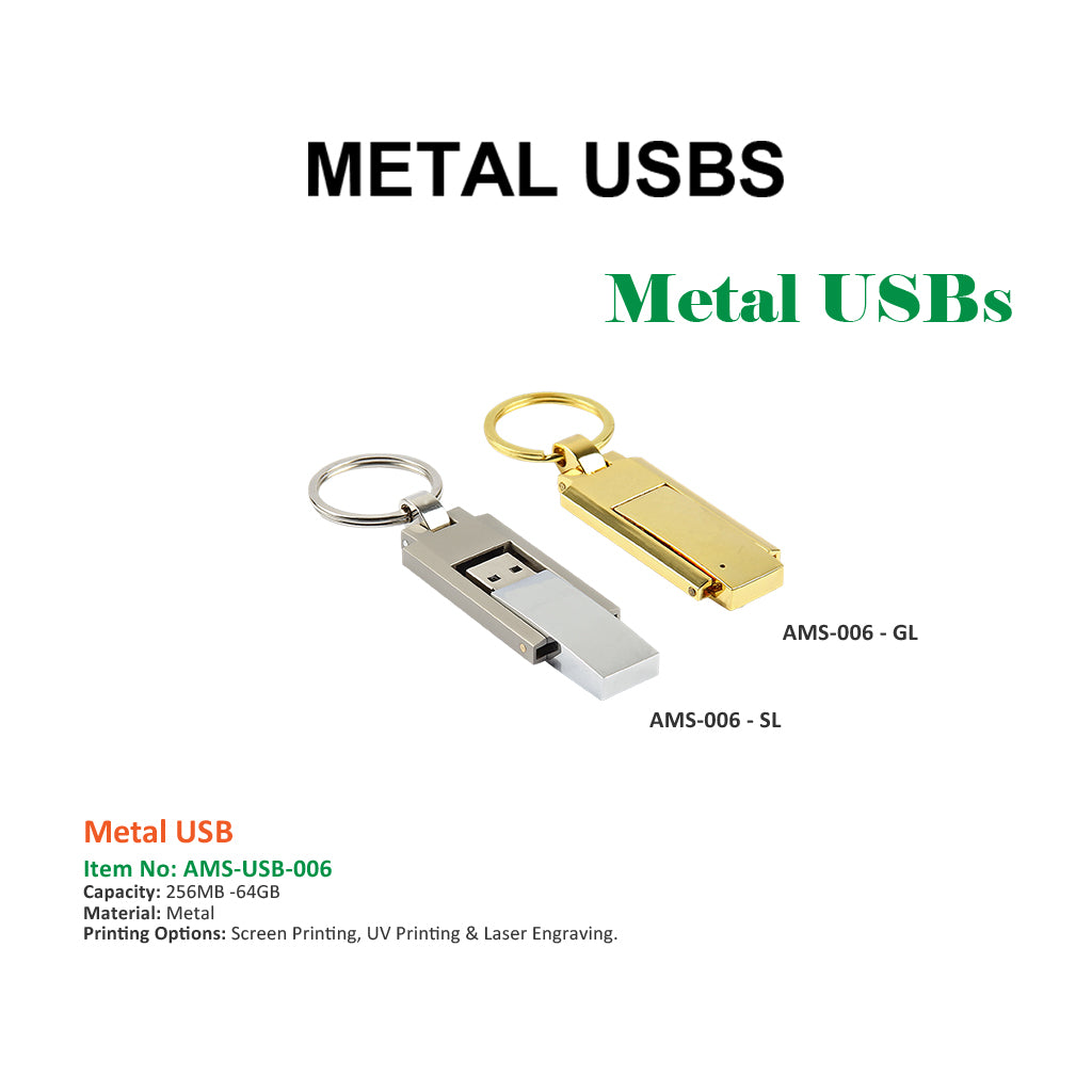 Metal USB - Model 1 - Al Masam Stationery LLC