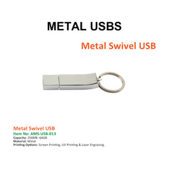 Metal Swivel USB - Al Masam Stationery LLC