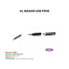 2 in 1 - Metal Pen USB - Al Masam Stationery LLC