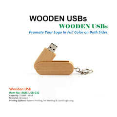 Wooden USB - Al Masam Stationery LLC