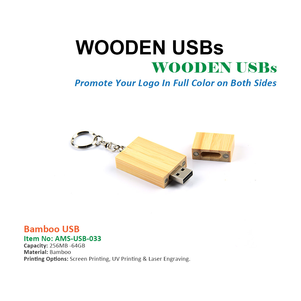 Bamboo USB - Al Masam Stationery LLC