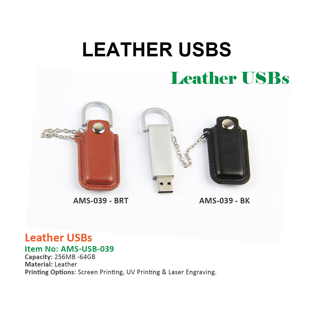 Leather USBs - Model 2 - Al Masam Stationery LLC