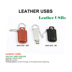 Leather USBs - Model 2 - Al Masam Stationery LLC