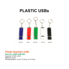 Plastic keychain USBs - Al Masam Stationery LLC