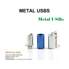 Metal Can USBs - Al Masam Stationery LLC