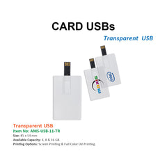 Transparent USB - Al Masam Stationery LLC