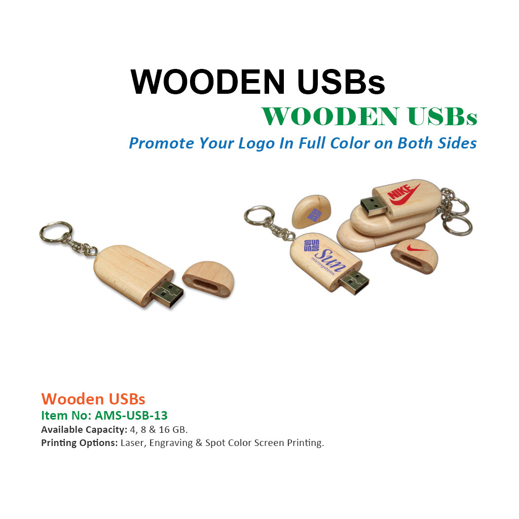 Wooden USBs - Al Masam Stationery LLC
