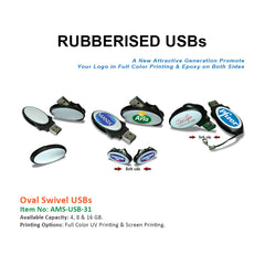 Oval Swivel USBs - Al Masam Stationery LLC