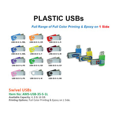 Swivel USBs Full Color 1 side - Al Masam Stationery LLC