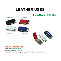 Stylish Leather USB - Al Masam Stationery LLC