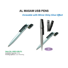 2 in 1 USB PENS - MODEL 3 - Al Masam Stationery LLC