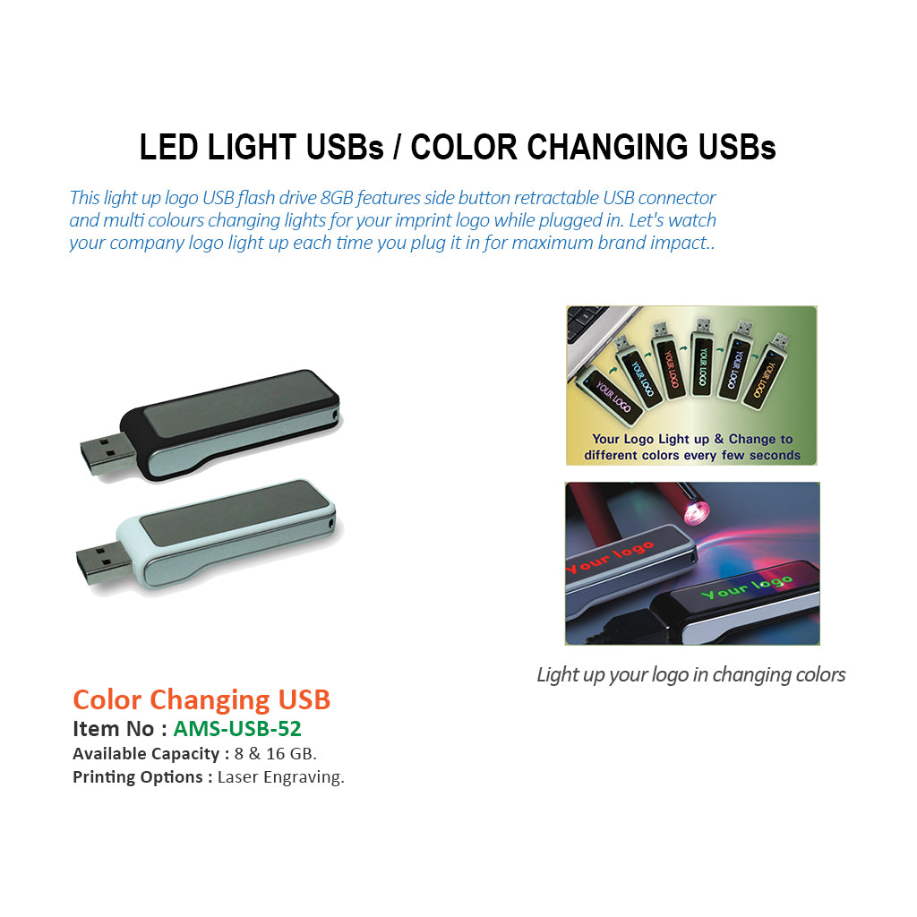 Color Changing USB - Al Masam Stationery LLC