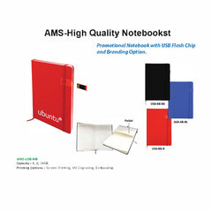 AMS-USB-MB - Promotional Notebook - Al Masam Stationery LLC