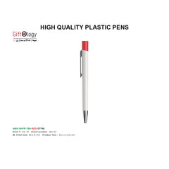 AMS-WIPP-709-RED-OTYM (Plastic pen) - Al Masam Stationery LLC