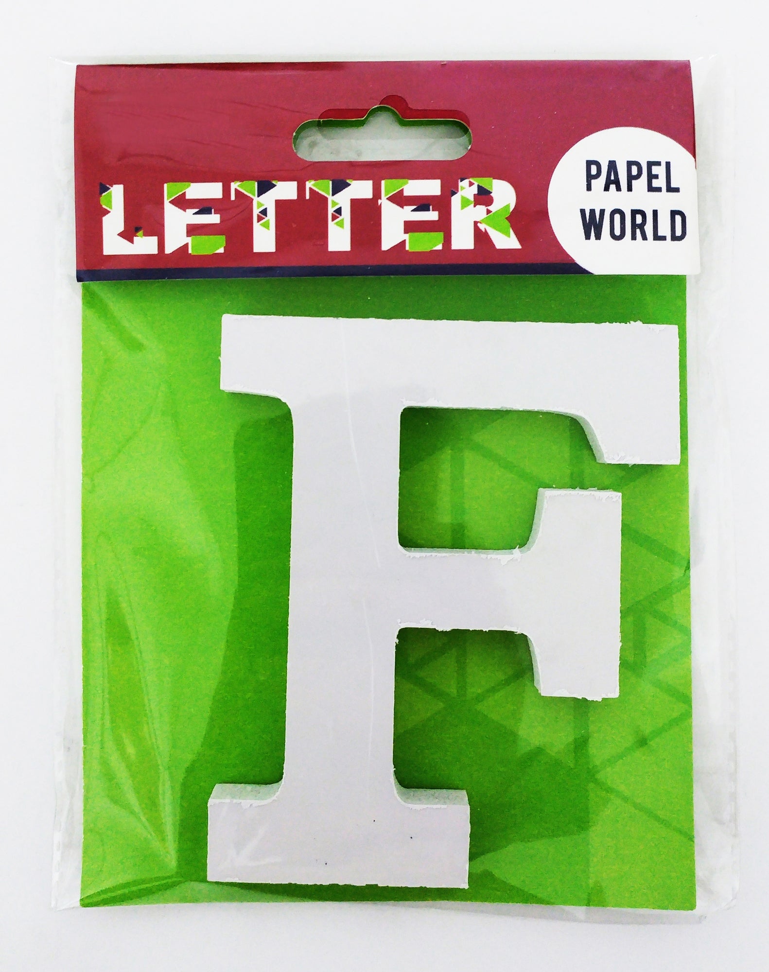 Wooden Letters White "F" - Al Masam Stationery LLC Main image