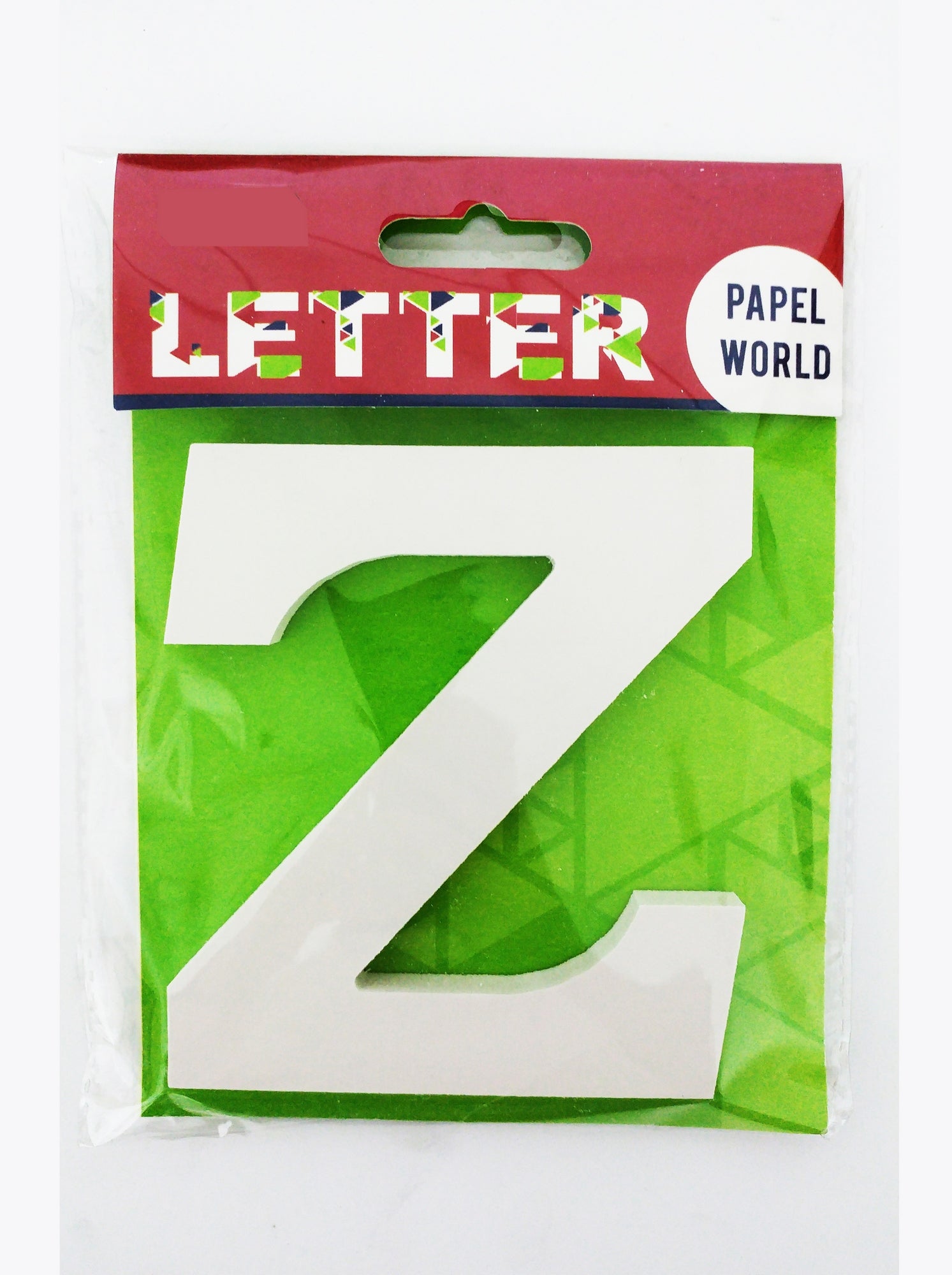Wooden Letters White "Z" - Al Masam Stationery LLC Main image