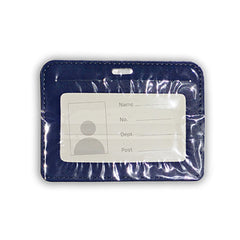 ID Card Holder (PULeather) Dark Blue - Al Masam Stationery LLC