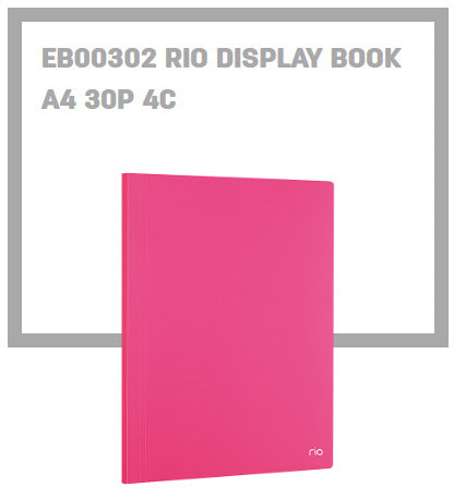 Deli Rio Display Book A4 30P 4C - Al Masam Stationery LLC