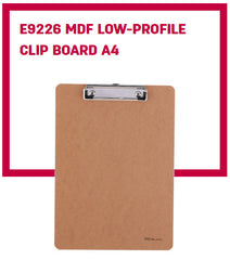 Deli MDF Low-profile Clip Board A4