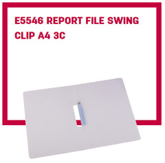 Deli Report File Swing Clip A4 3C