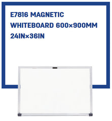 Deli Magnetic Whiteboard 600×900mm 24IN×36IN
