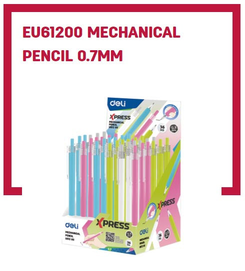 Deli Mechanical Pencil 0.7mm - Al Masam Stationery LLC