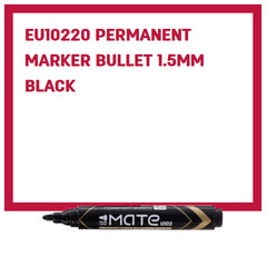 Deli Permanent Marker Bullet 1.5mm Black - (EU10220) - Al Masam Stationery LLC