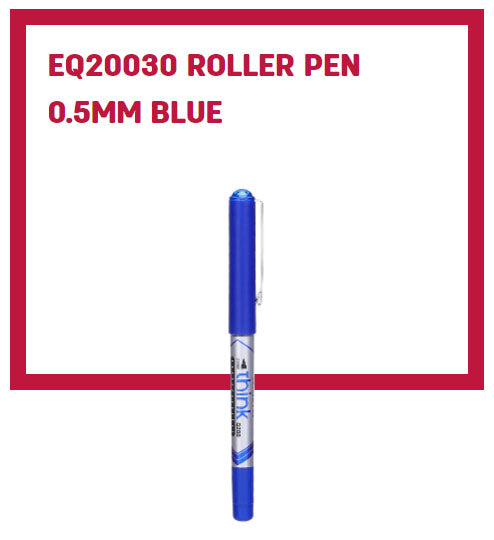Deli Roller Pen 0.5mm Blue - Al Masam Stationery LLC