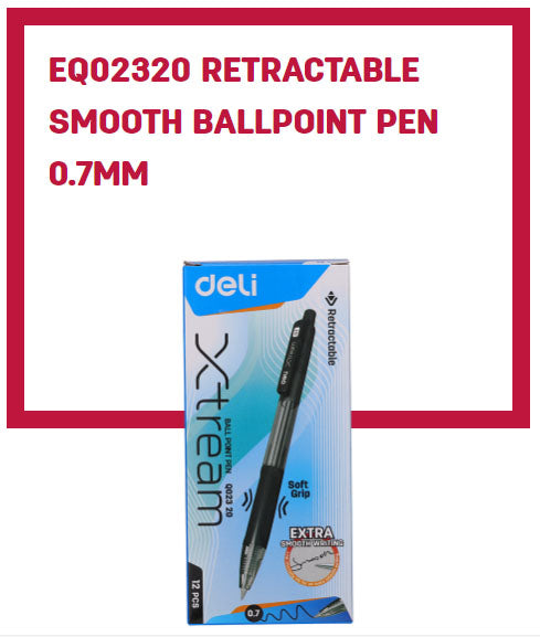 Deli Ball Point Pen Bullet tip 0.7mm - Al Masam Stationery LLC