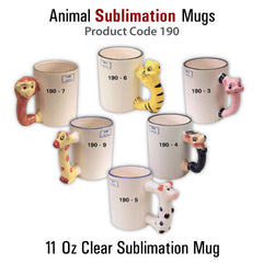 11 OZ Animal Mugs Item No: 190 - Al Masam Stationery LLC