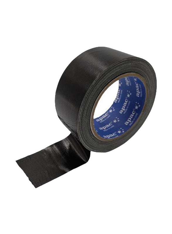 Apac Book Binding Tape Black 2 inch x 20 yards| 24 rolls per carton