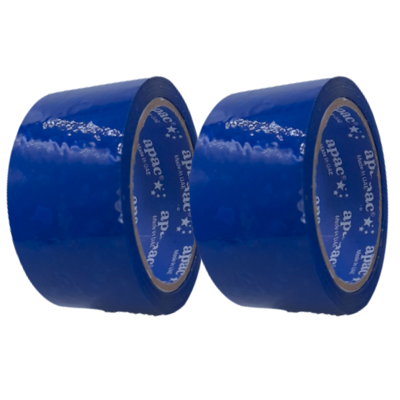 Apac Packaging Tape Blue 2 inch x 100 yards| 36 rolls per carton Main image