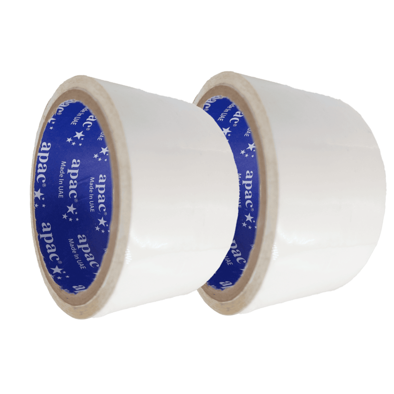 Apac Packaging Tape White 2 inch x 100 yards| 36 rolls per carton Main image