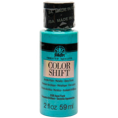 Folkart Color Shift Acrylic Paints Aqua Flash - Al Masam Stationery LLC