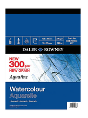 Daler Rowney Aquafine Watercolour Paper Pad Not Surface16 x 12 Inch